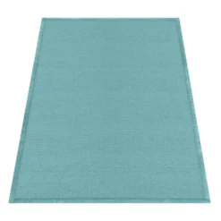 Kurzflor-Teppich TATAMI 475 Blau Rechteckig Paco Home