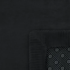 Kurzflor-Teppich TATAMI 475 Schwarz Rund Paco Home