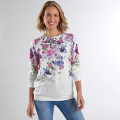 Langarm-Shirt "Schmetterlinge"