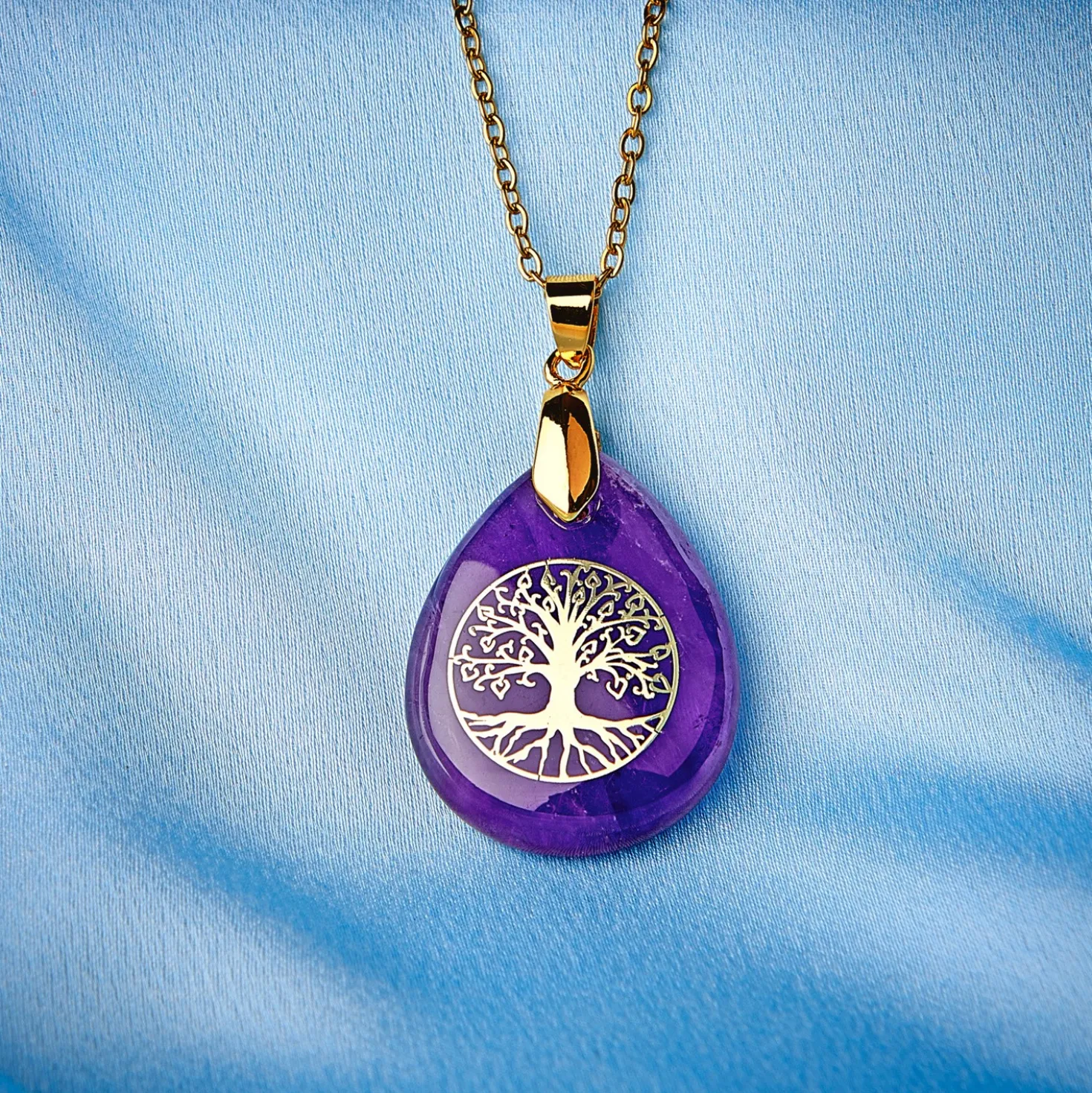 Lebensbaum-Kette " Amethyst"