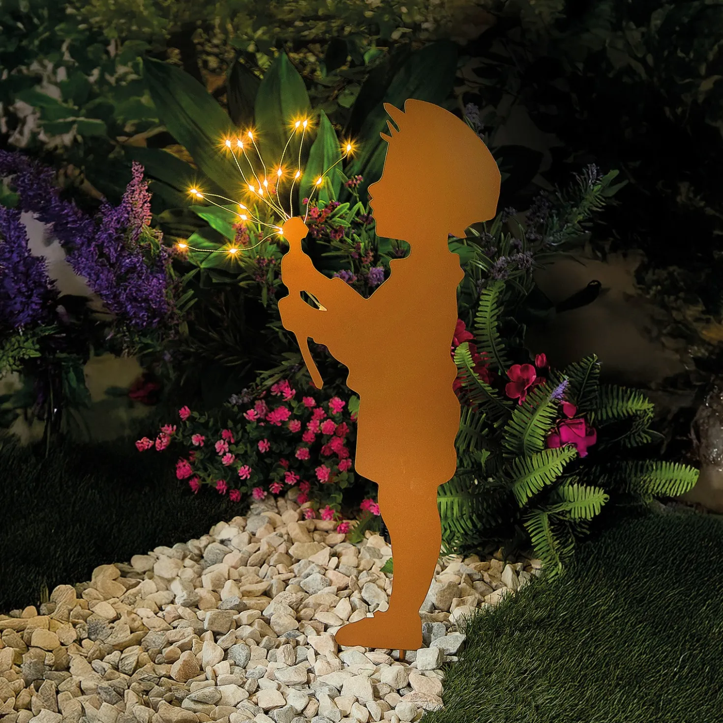 LED-Gartenstecker "Junge" Gainsborough