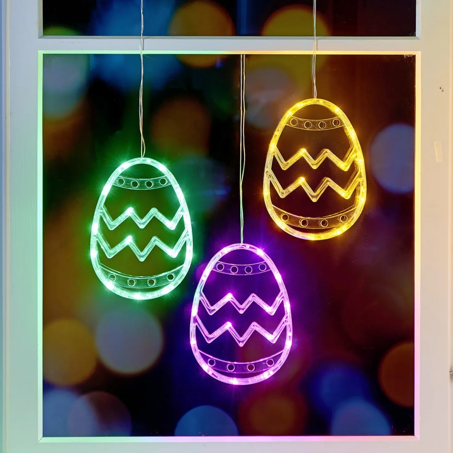 LED-Hängedeko Osterei grün Eldo