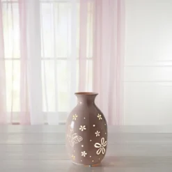 LED-Metallvase