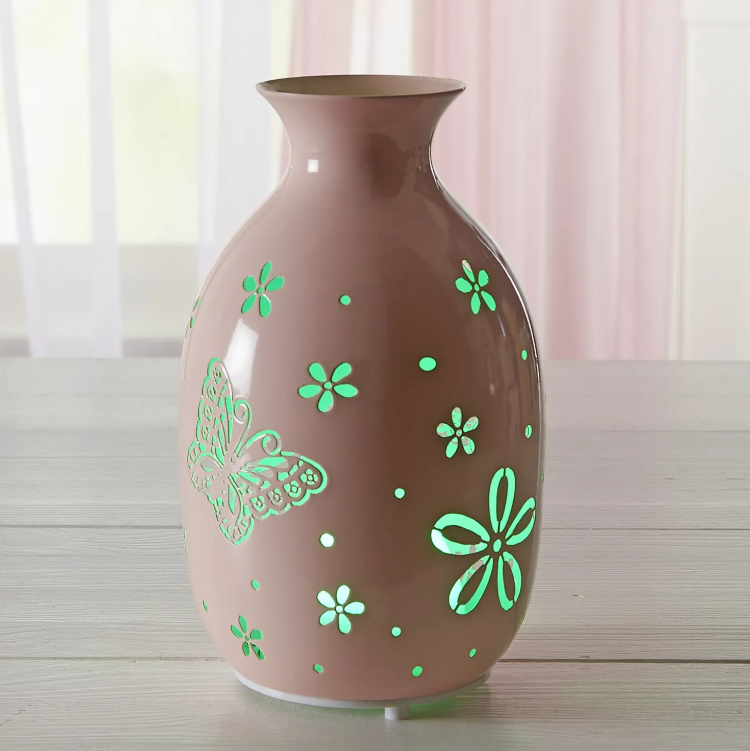 LED-Metallvase "Schmetterling" Eldo