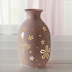 LED-Metallvase