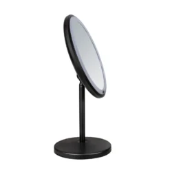 LED Stand-Kosmetikspiegel „Onno“ Schwarz WENKO