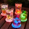 LED-Untersetzer bunt, 5er-Set