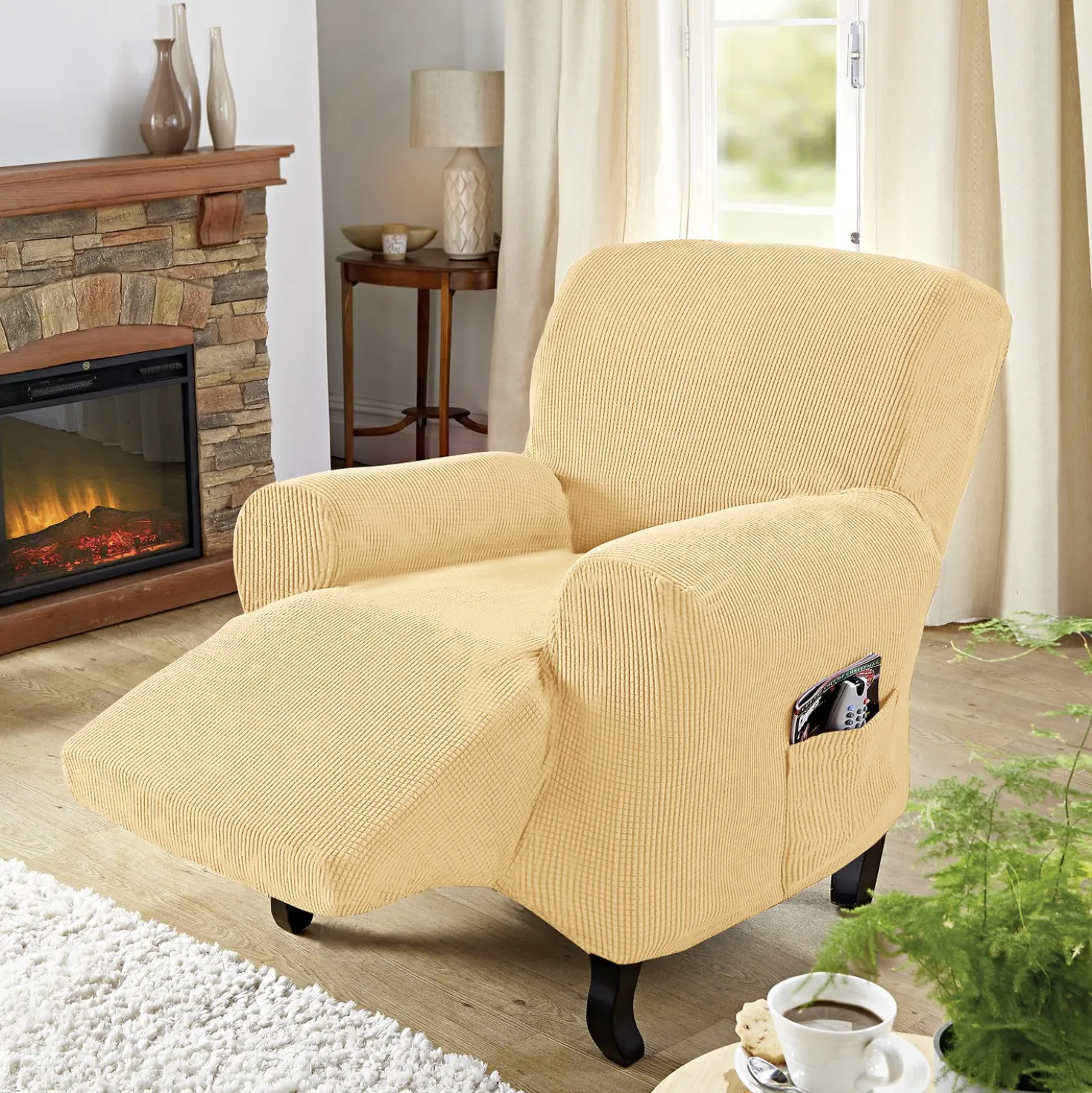 Liegesesselbezug beige Eldo