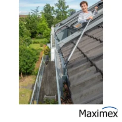Maximex Dachrinnenschaufel Maxi, Dachrinnenreiniger mit Teleskopstiel