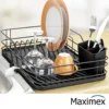 Maximex Geschirrabtropfer Schwarz 3-teilig
