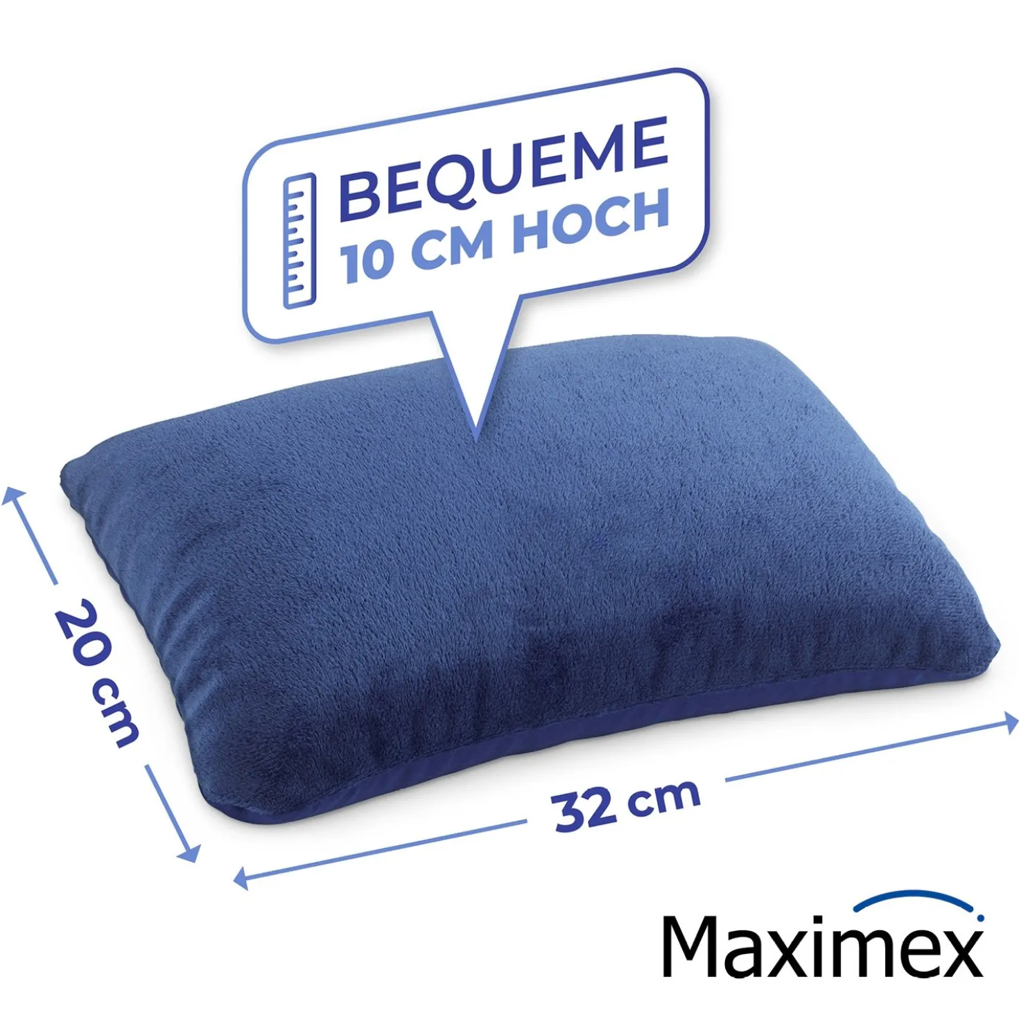 Maximex Reisekissen mit Nackenstütze 2-in-1