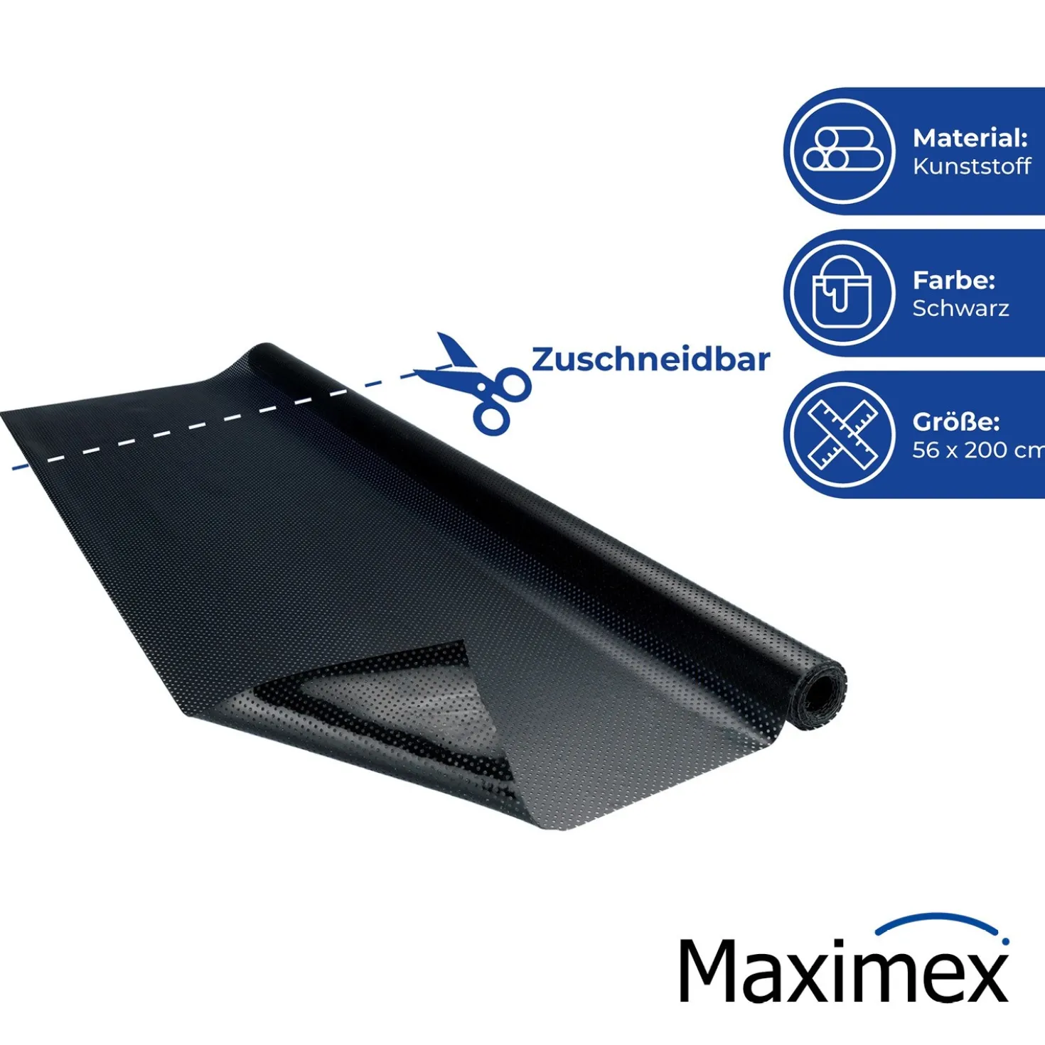 Maximex Sonnenschutzfolie perforiert, 56 x 200 cm