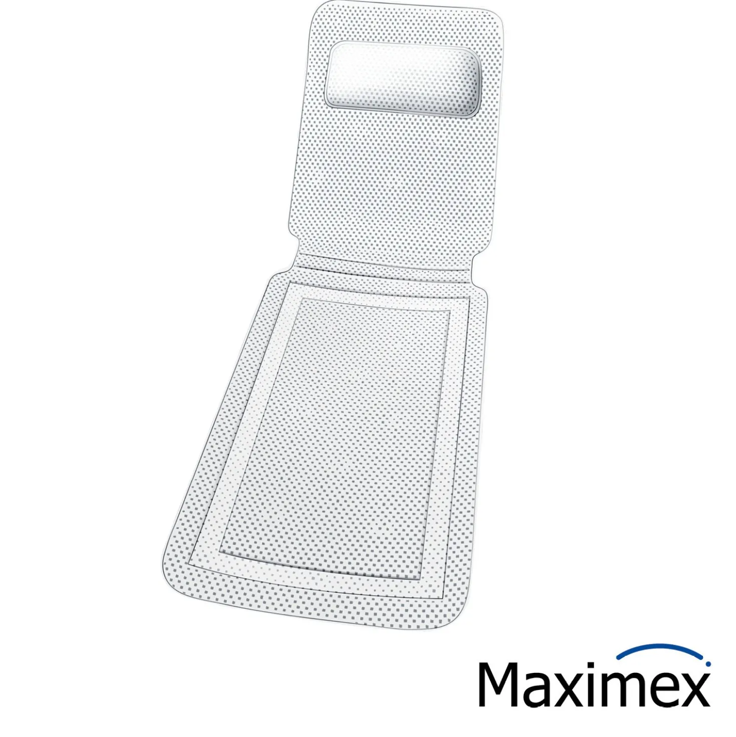 Maximex Wanneneinlage Komfort weiß, 125 x 36 cm