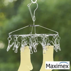 Maximex Wäsche-Rondell Edelstahl, Wäschetrockner