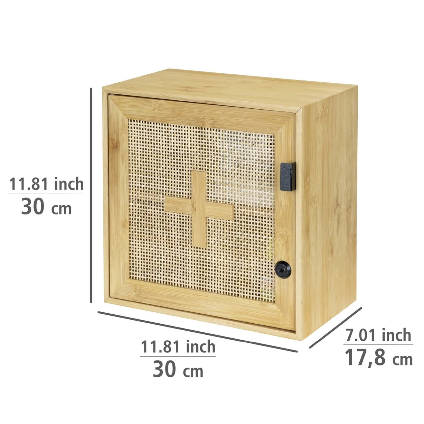 Medikamentenschrank Allegre aus Bambus & Rattan WENKO