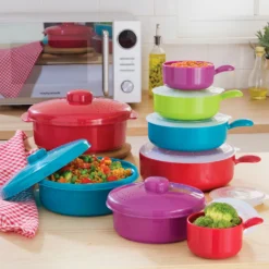 Mikrowellen-Töpfe 5er-Set