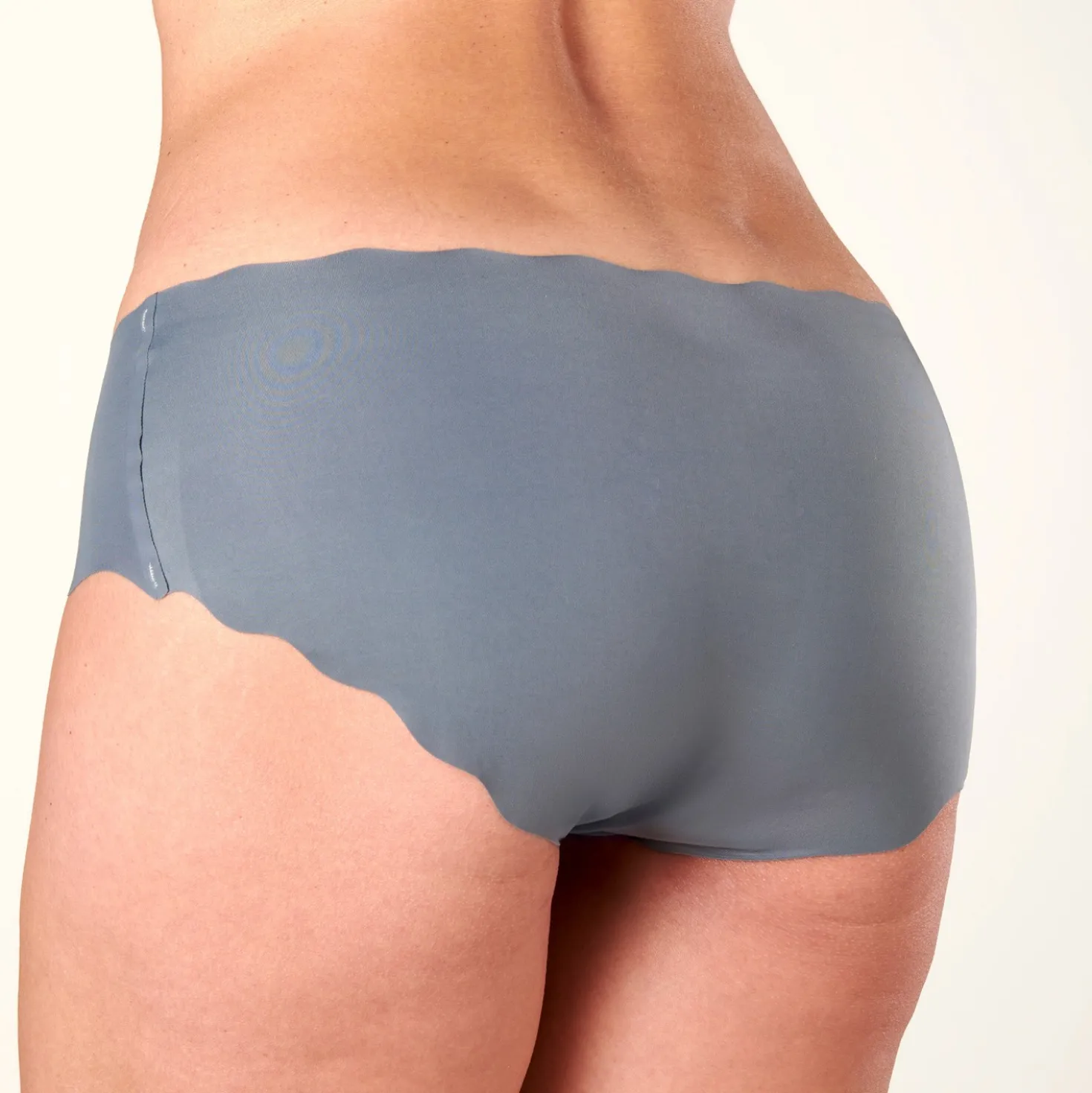 Nahtlos-Slip haut + taubenblau + schwarz 3er-Set