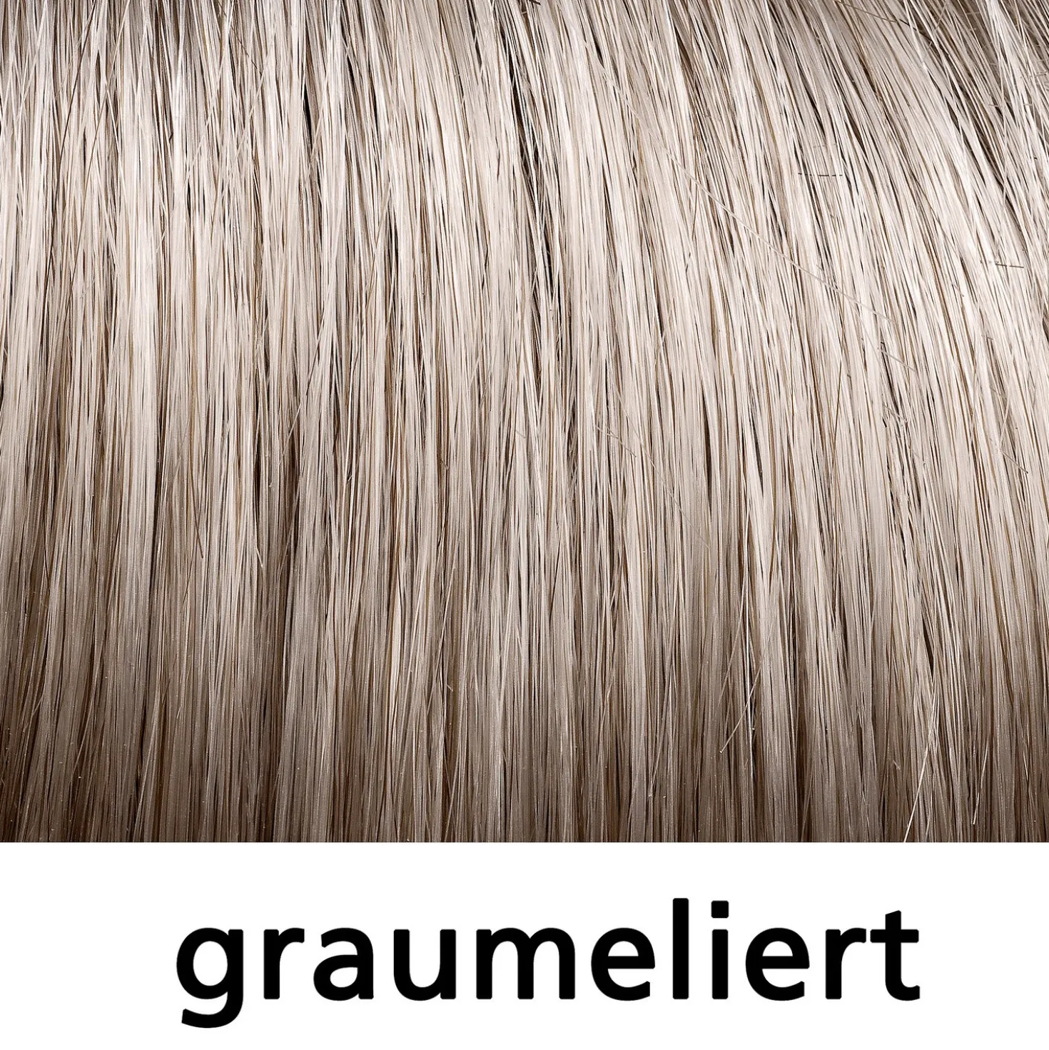 Naturell Perücke "Gabi", graumeliert