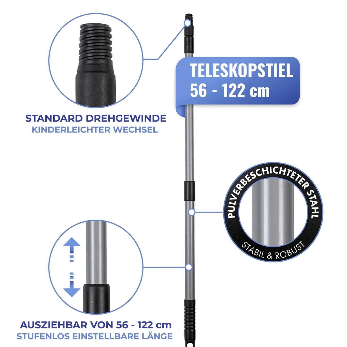 Obstsammler XL mit Teleskopstiel MAXIMEX