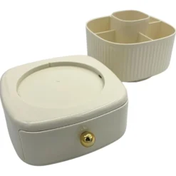 Organizer-Box fürs Badezimmer, drehbar