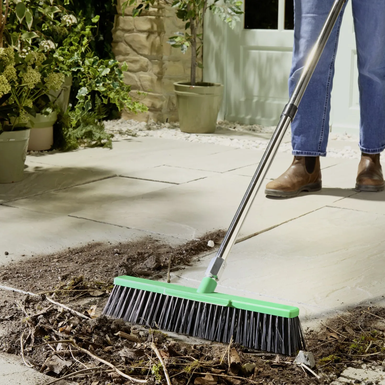 Outdoor-Besen extra breit & robust Victor Tools