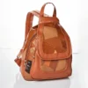 Patchwork Rucksack cognac
