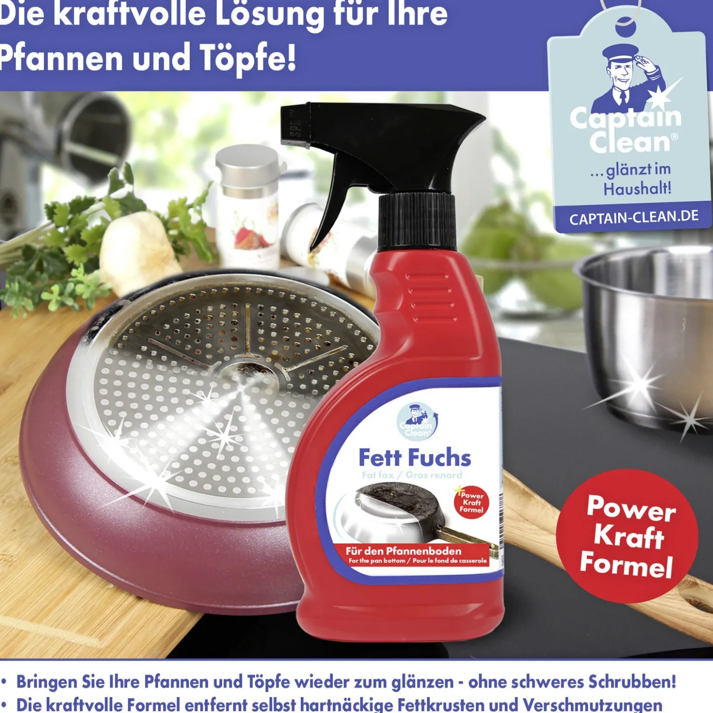 Pfannenboden-Entfetter "Fett Fuchs" 300ml