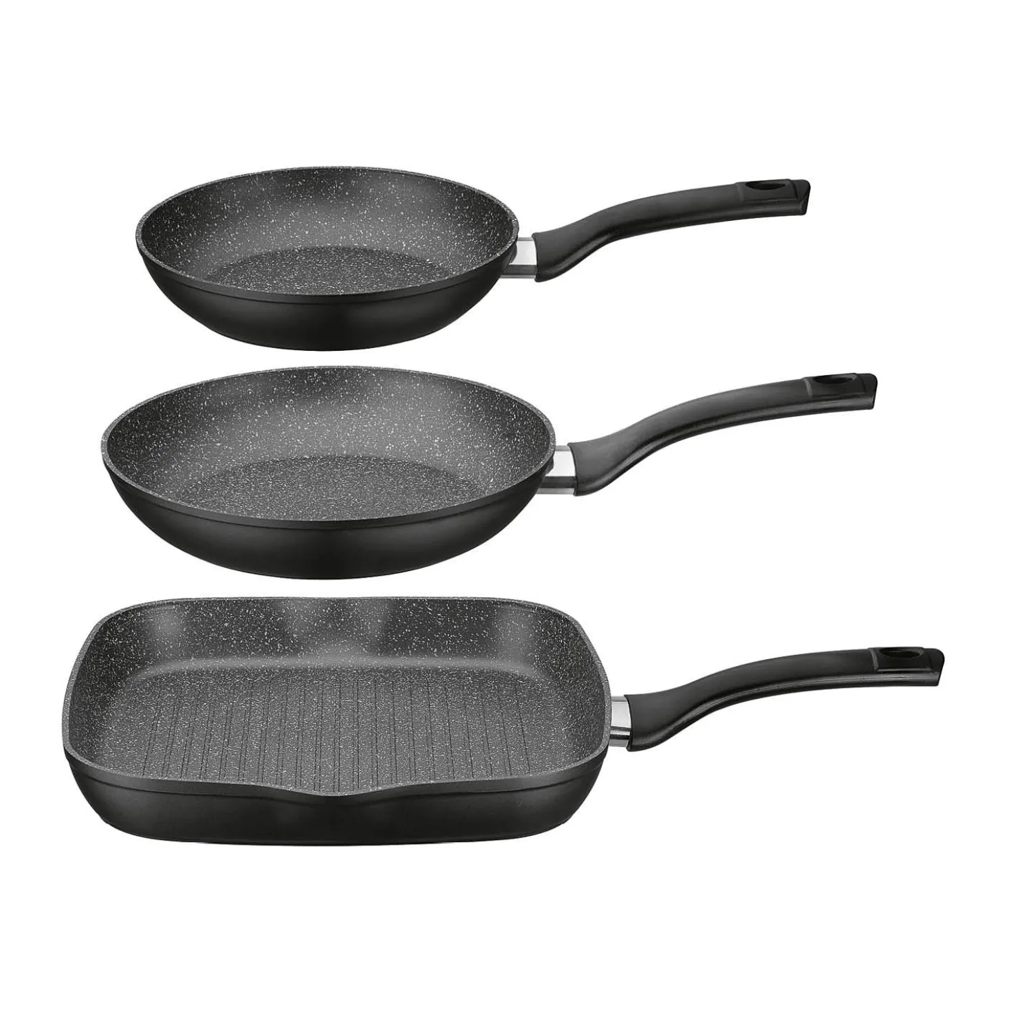 Pfannen-Set „Gourmet“ 3-tlg. mit Antihaftversiegelung GSW