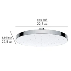 Regenduschkopf „Automatic Cleaning“ WENKO, Ø 22,5 cm