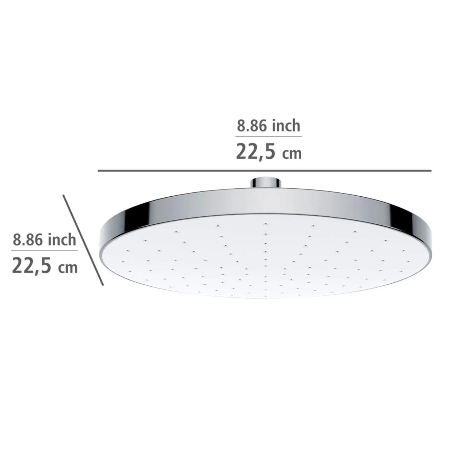 Regenduschkopf „Automatic Cleaning“ WENKO, Ø 22,5 cm