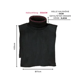 Rollkrageneinsatz schwarz