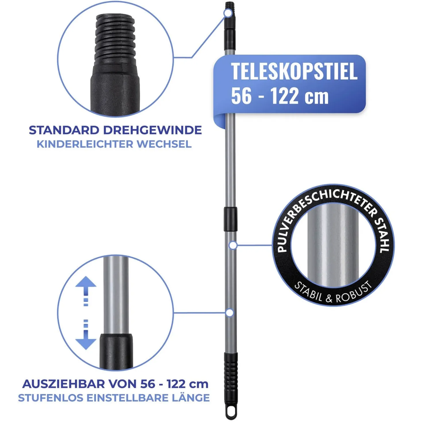 Rollsammler mit Teleskopstiel MAXIMEX
