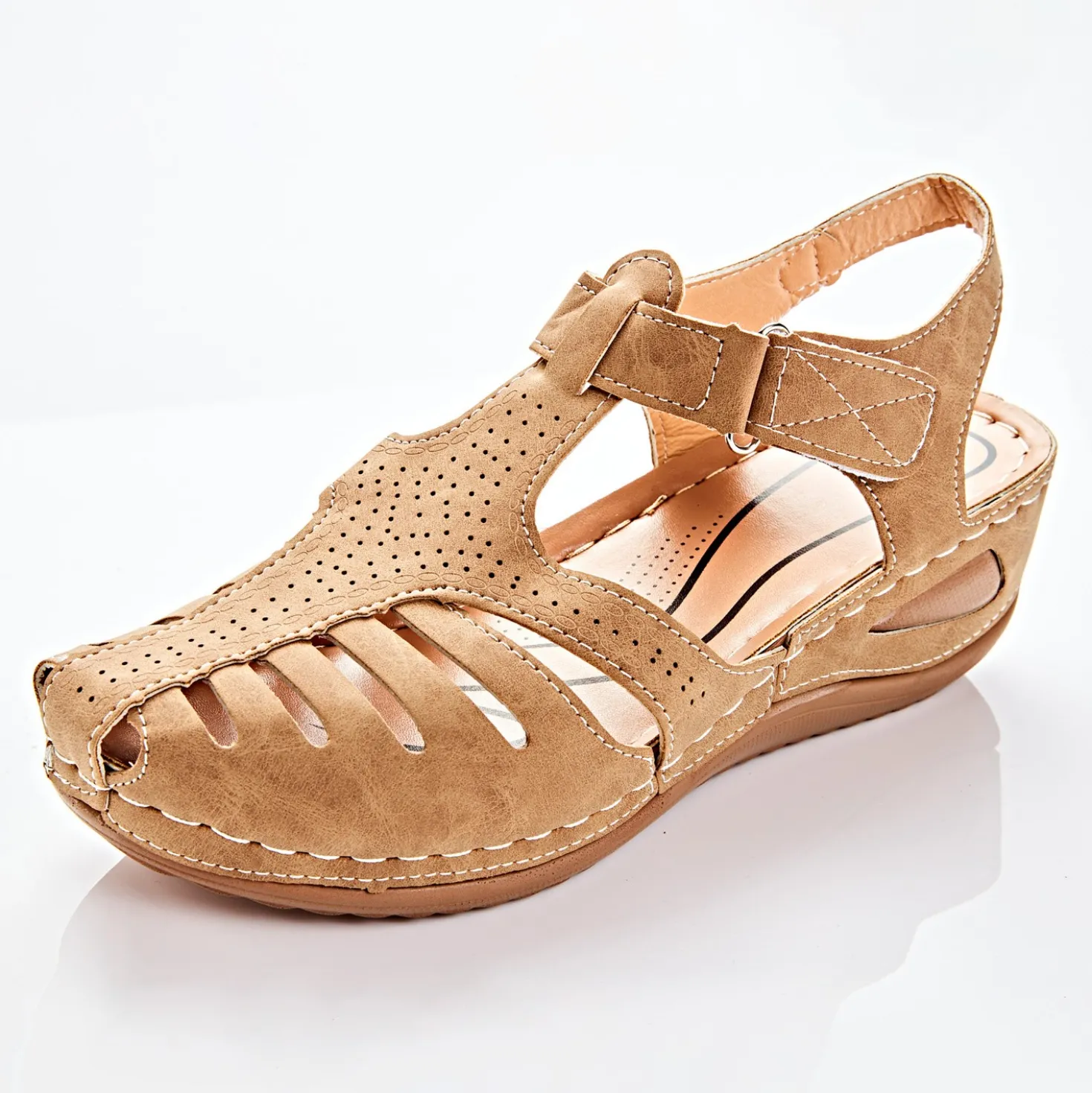 Sandale "Alice" beige