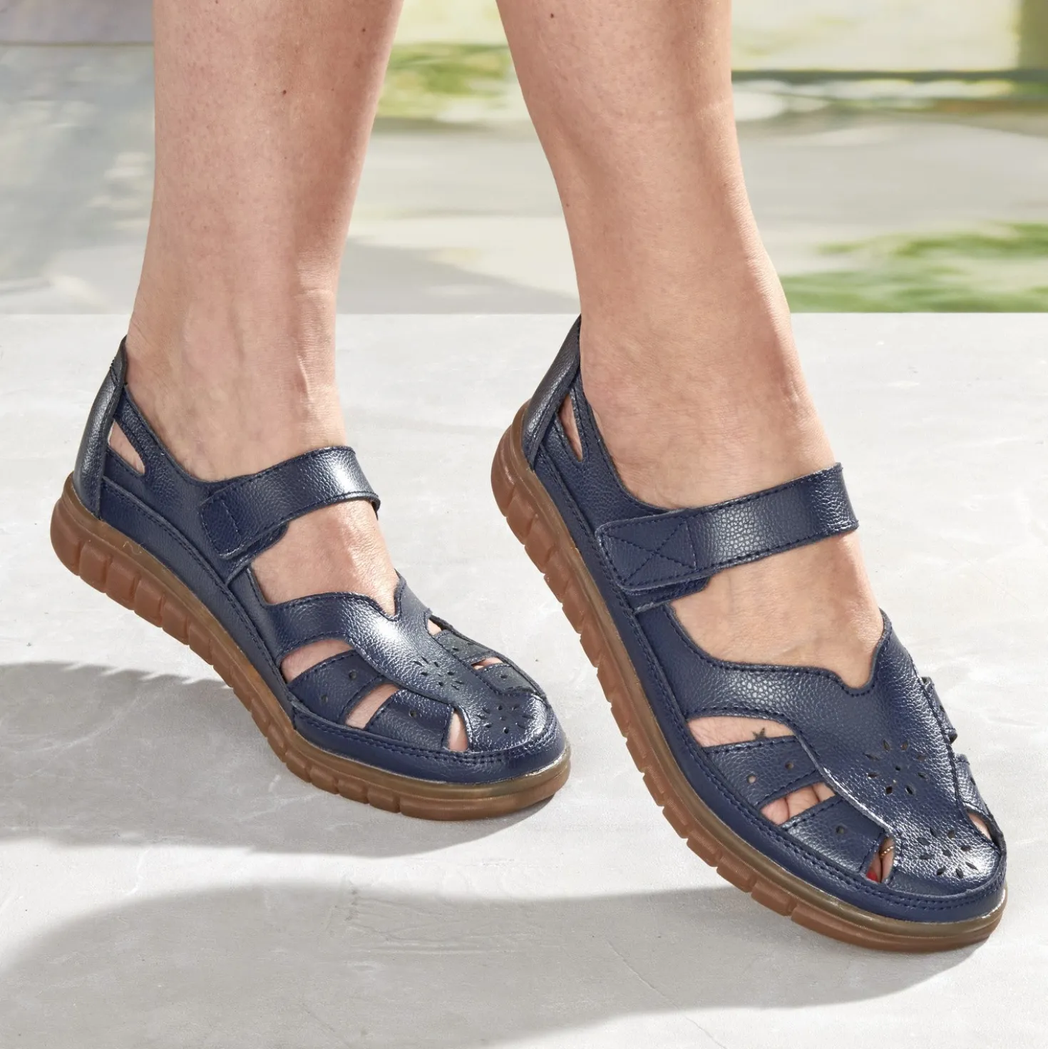 Sandale "Melina" navy