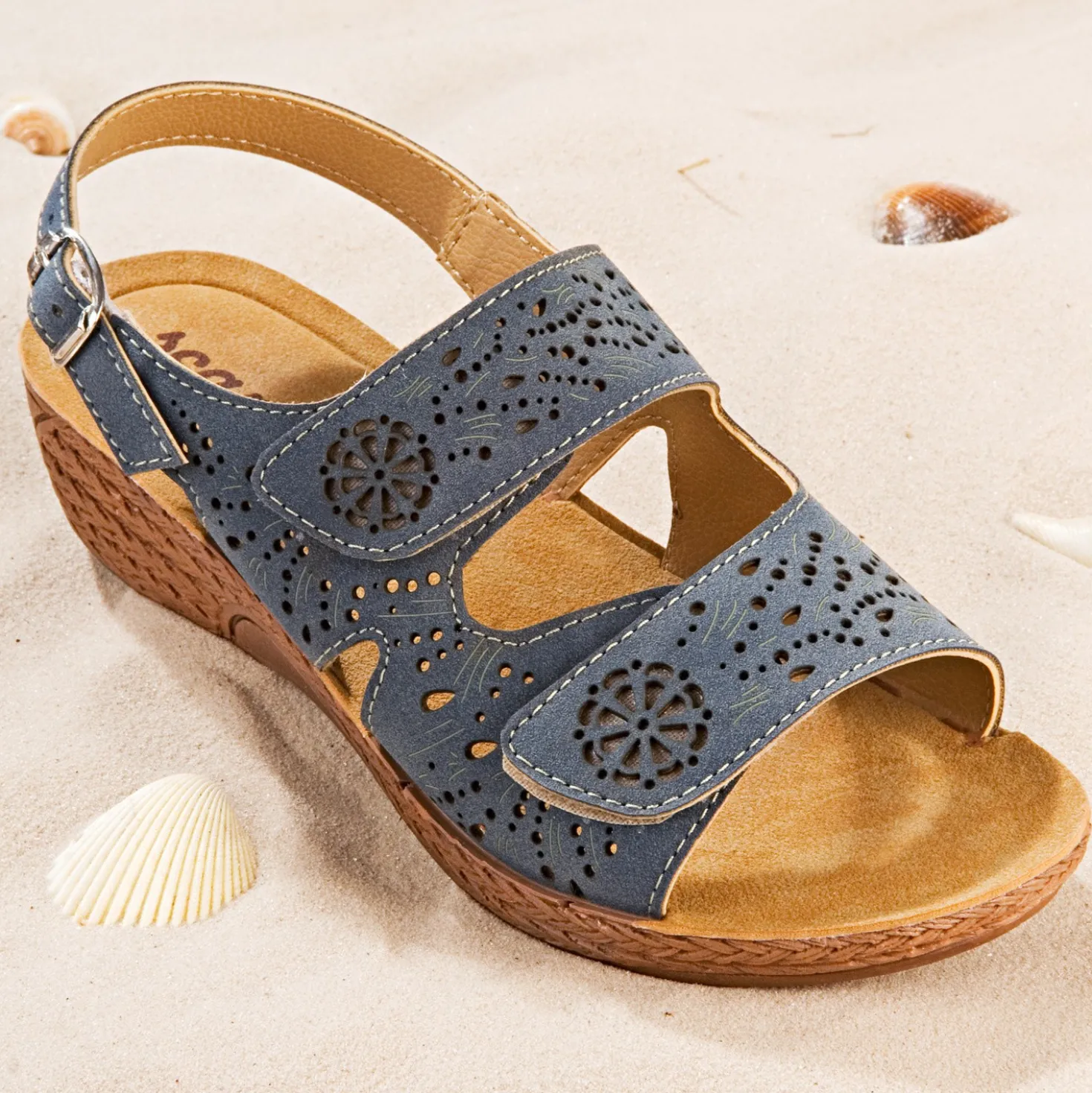 Sandalette "Katy" blau