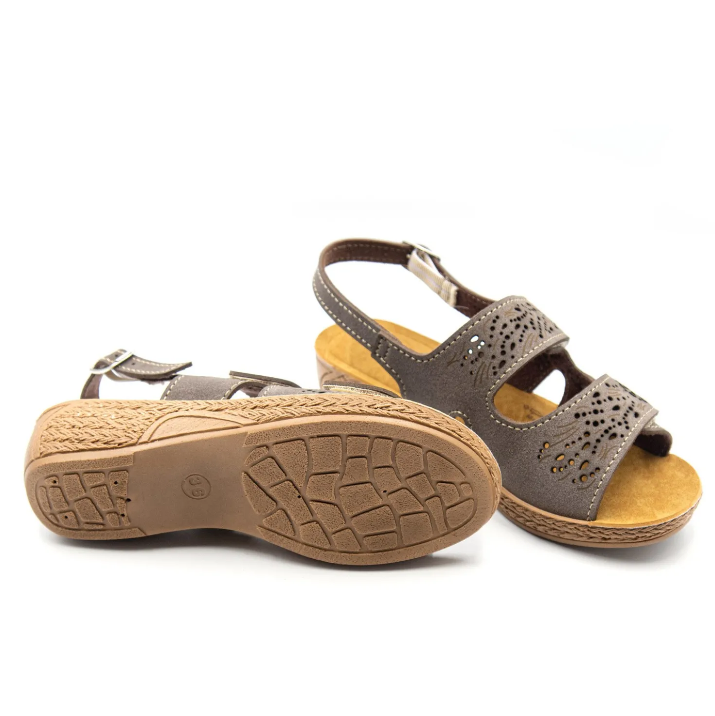 Sandalette "Katy" braun