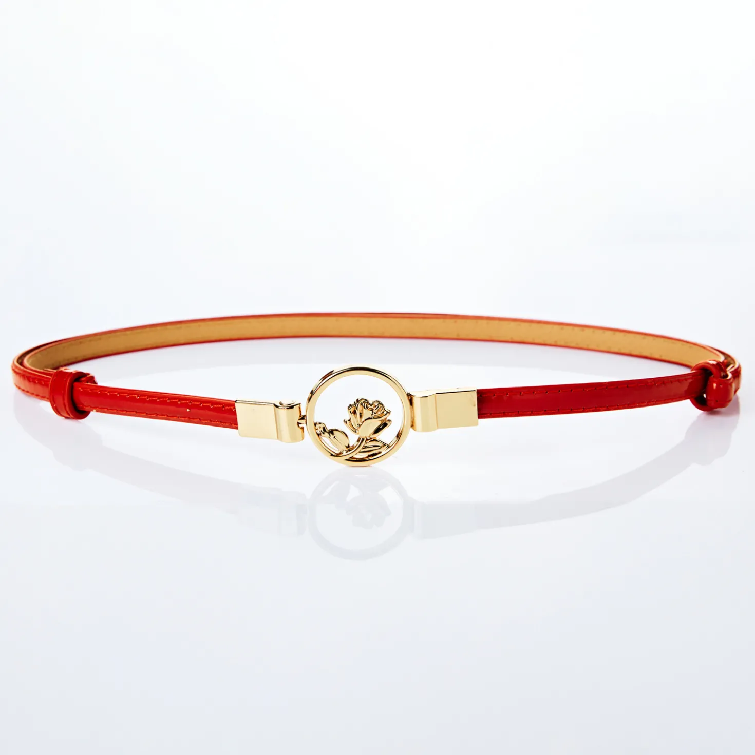 Schmuck-Gürtel verstellbar bordeaux