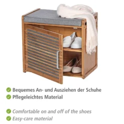 Schuhschrank „Bahari“ aus Bambus WENKO