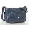Schultertasche Lederoptik "Julina" blau