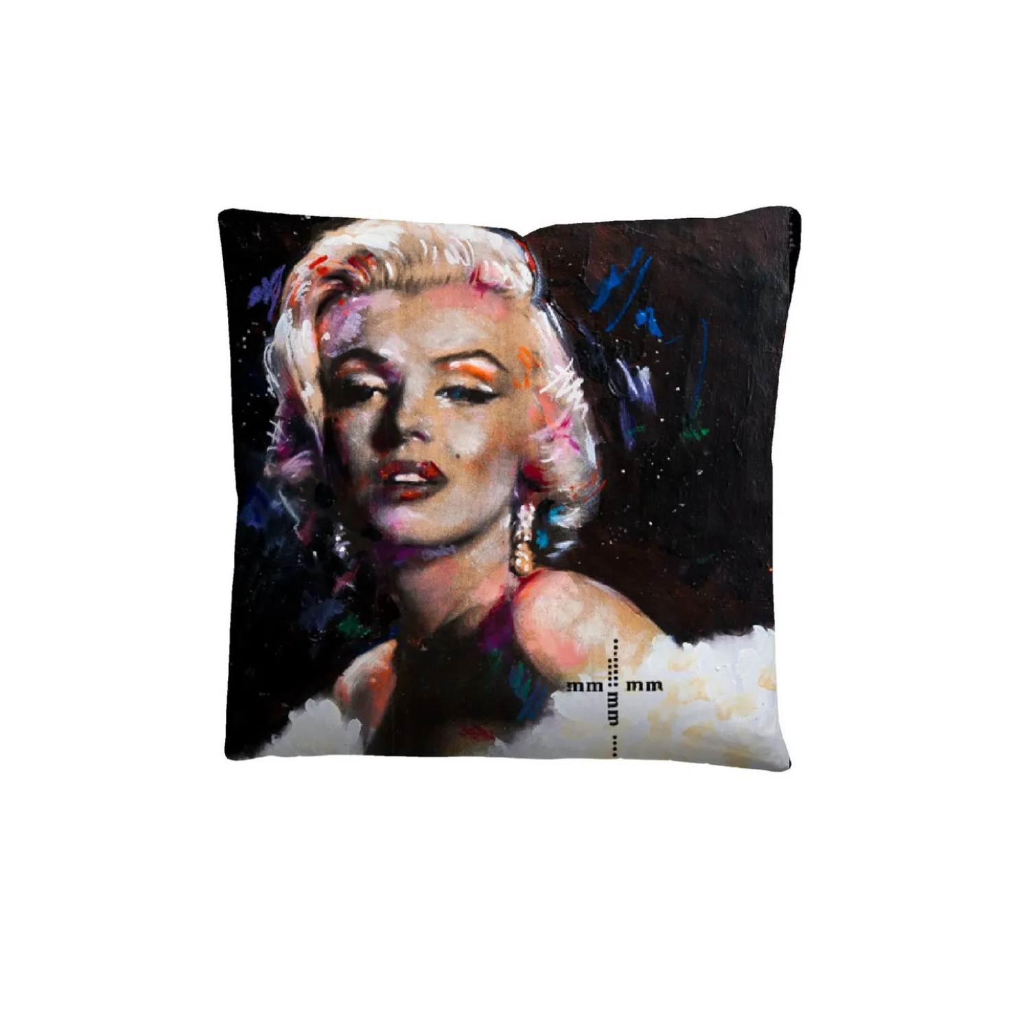 SID MAURER Mikrofaser Bettwäsche Marilyn Monroe weiß, 1x 135x200 cm + 1x 80x80 cm