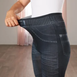 Slim-Jeggings mit Fleece-Futter
