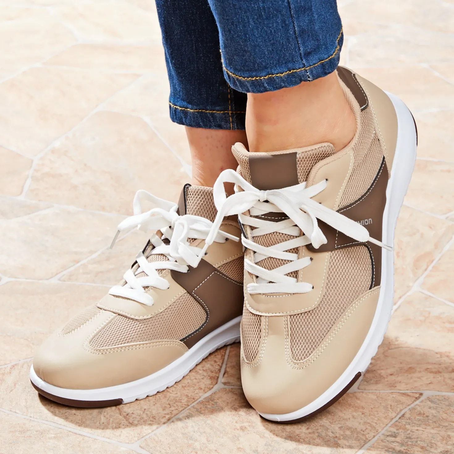 Sneaker "Milli" beige