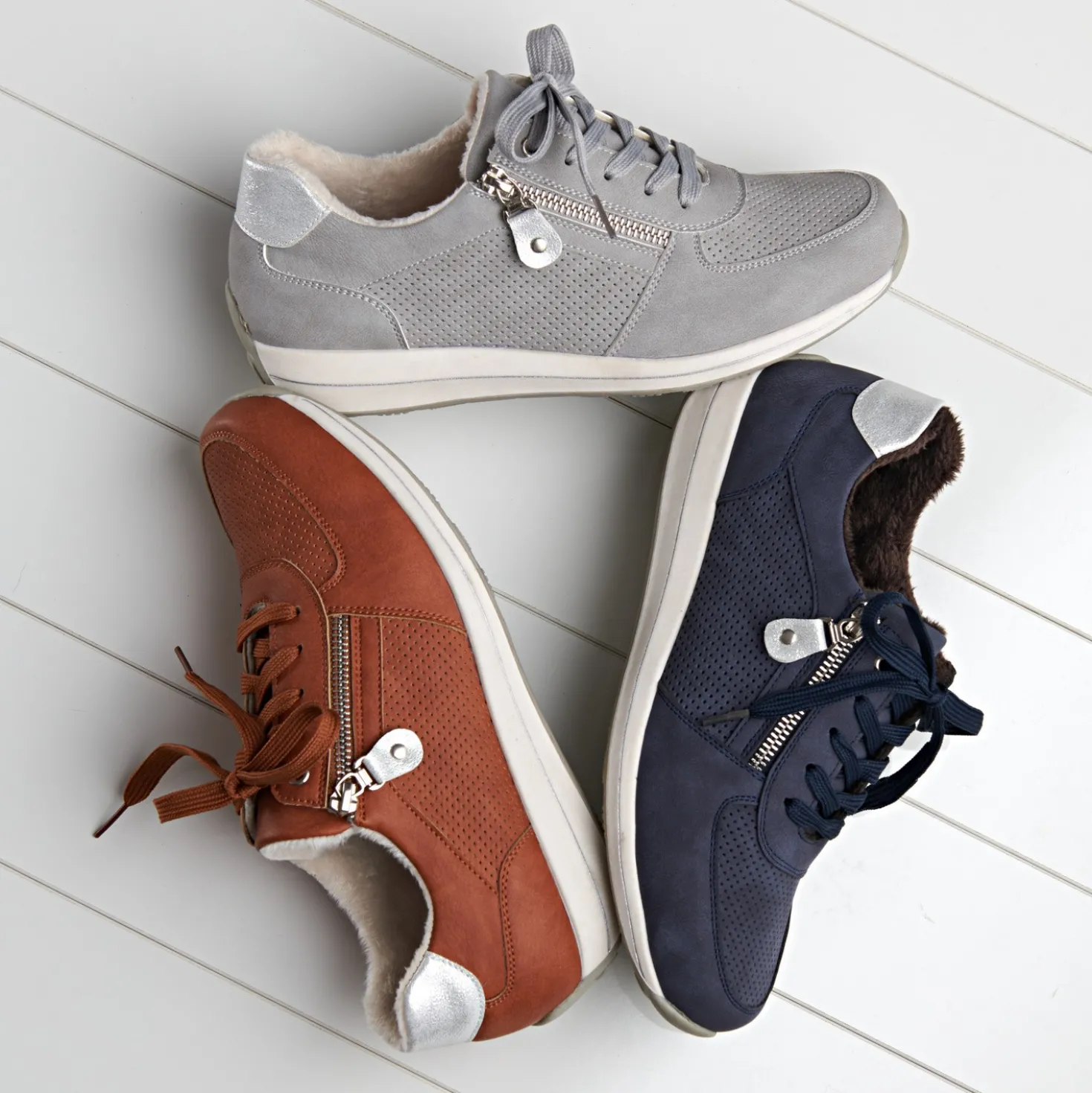 Sneaker "Tanja" grau
