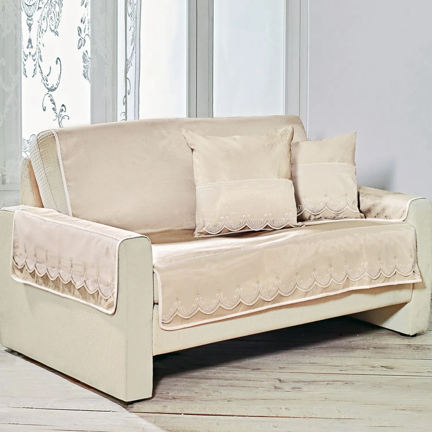 Sofaüberwurf für 2-Sitzer Eldo, 120x187 cm