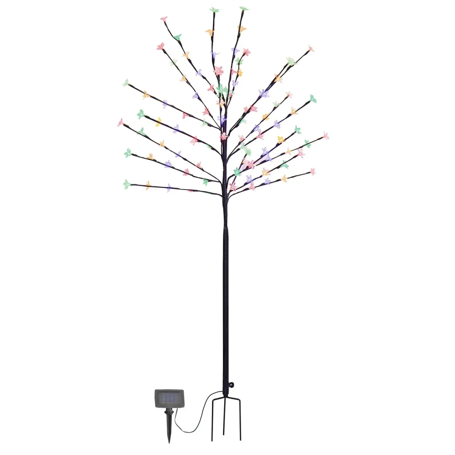 Solarbaum mit LED-Blüten 1,20 m hoch Gainsborough