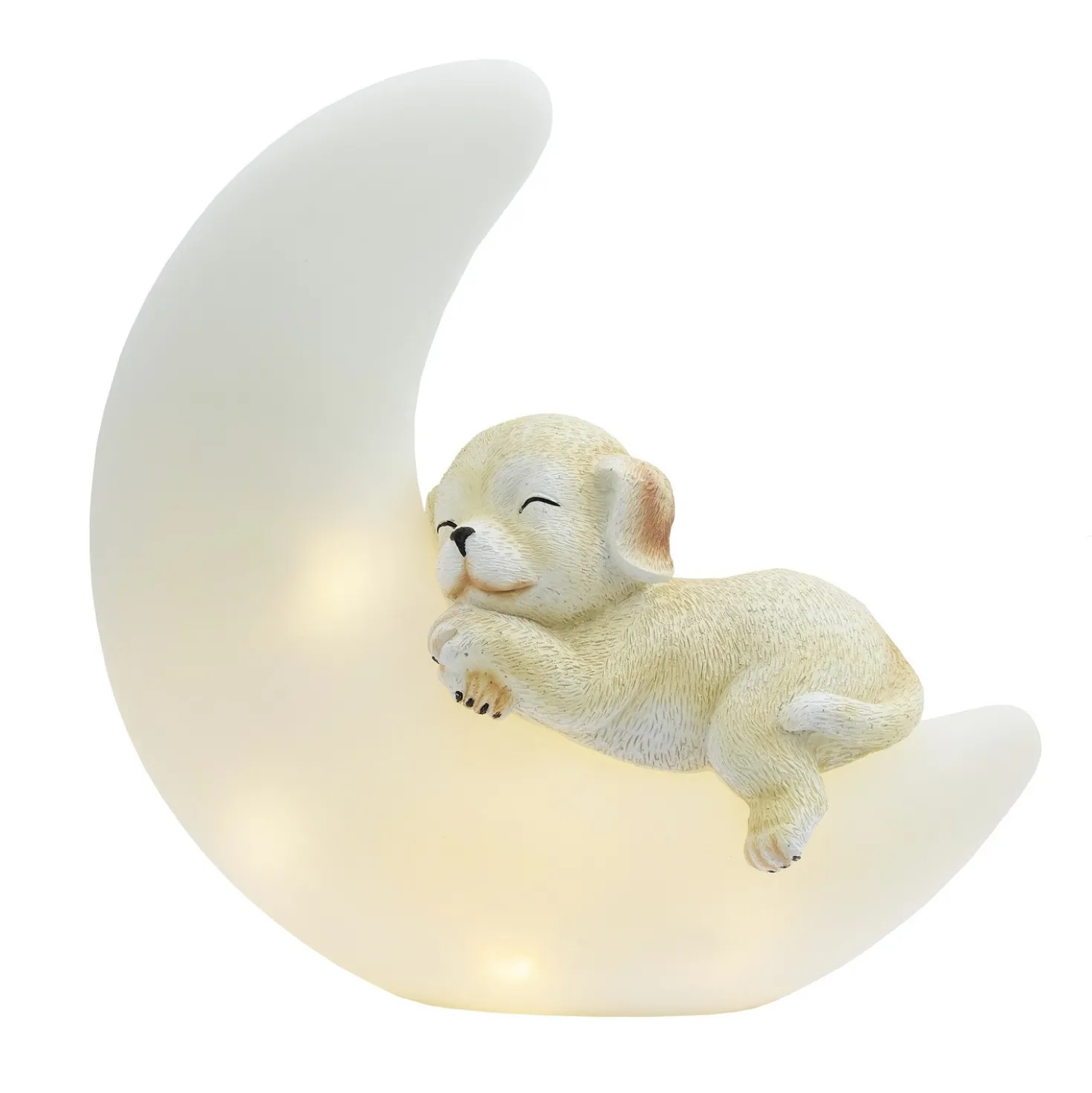 Solardeko "Hund auf dem Mond"