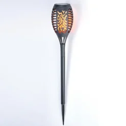 Solarflammen-Pfahlleuchten, 3er Set Gainsborough