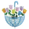 Solar-Wanddeko Schirm mit Tulpen Gainsborough