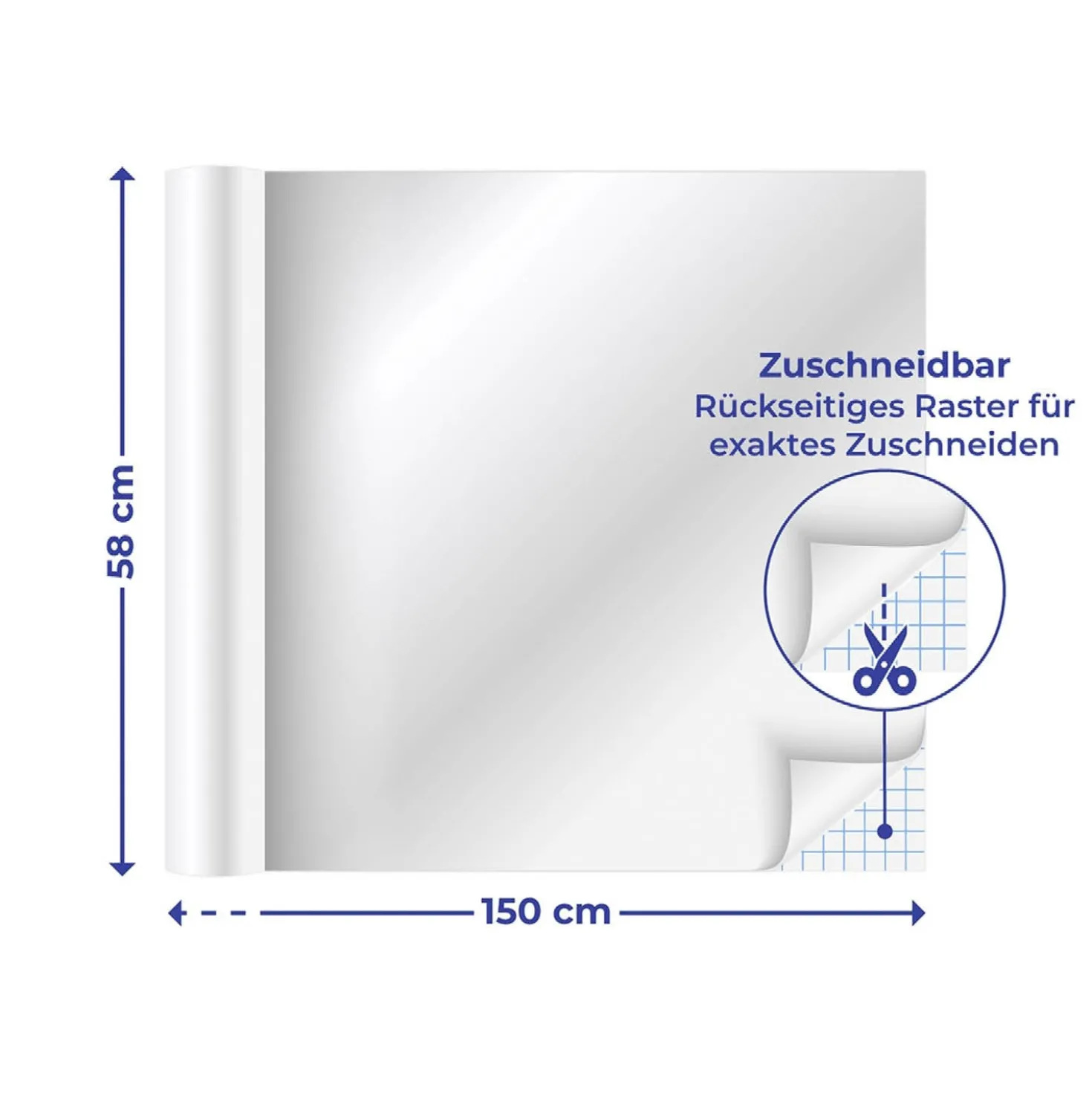 Spiegeleffekt-Folie 2er-Set zuschneidbar Maximex