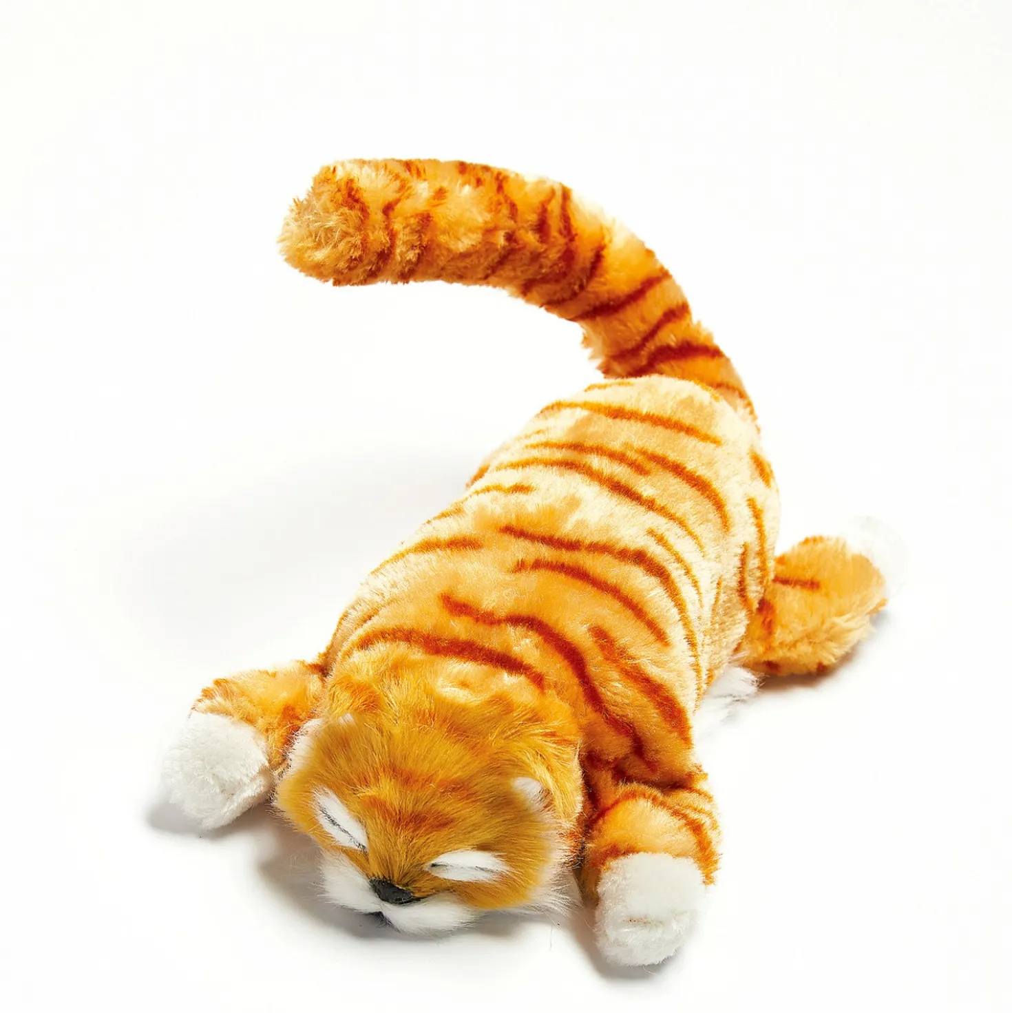 Spielzeugkatze "Ginger" rollend & lachend